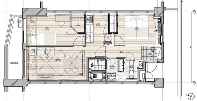 NK青山ホームズ(2LDK/4階)の間取り写真