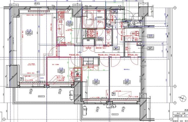 NK青山ホームズ(3LDK/1階)の間取り写真