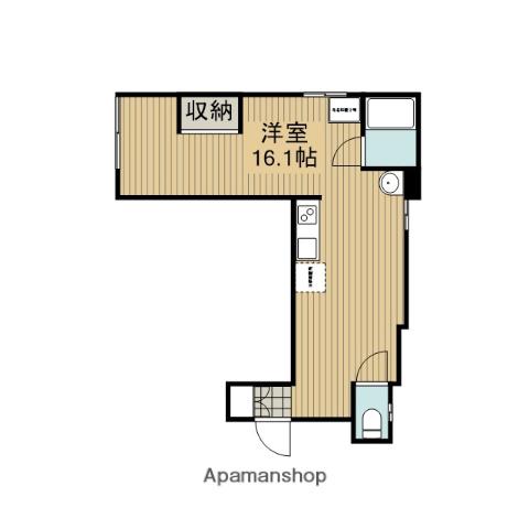 エクロール下丸子Ⅰ(ワンルーム/1階)の間取り写真
