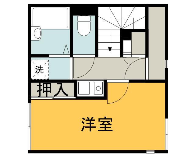 レオネクストエテルノセラ3号館(1K/2階)の間取り写真