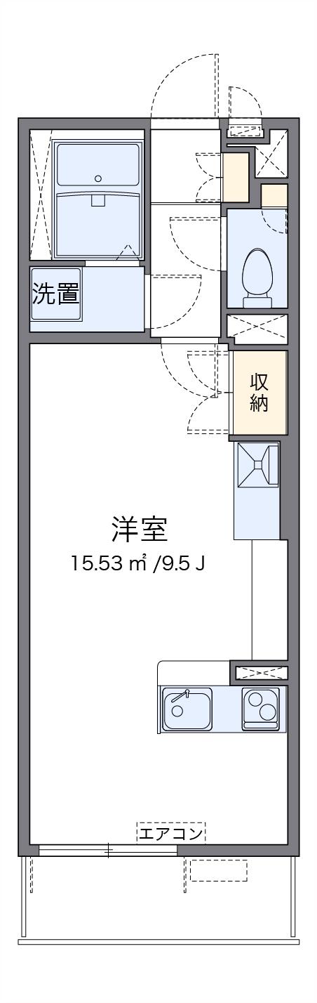 ミランダCOURT 恋ヶ窪(ワンルーム/3階)の間取り写真
