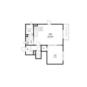 ボヌール(1LDK/1階)の間取り写真