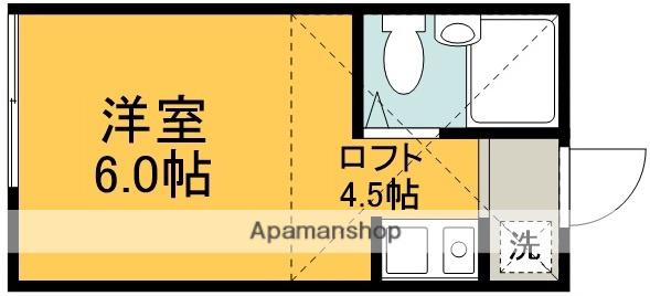 セゾンアタカ(ワンルーム/1階)の間取り写真