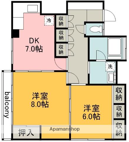 サン・レルム 3階階 間取り
