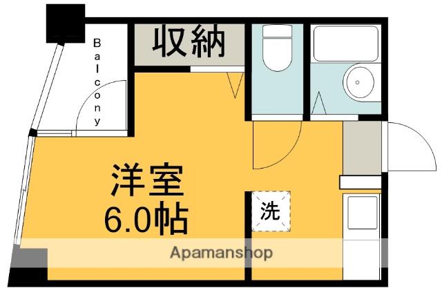 モンターニュ国領(1K/3階)の間取り写真