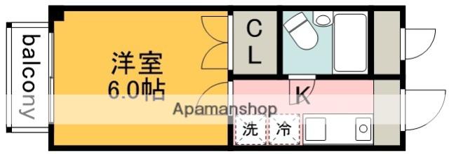 ニューコーポアゼリア 1階階 間取り