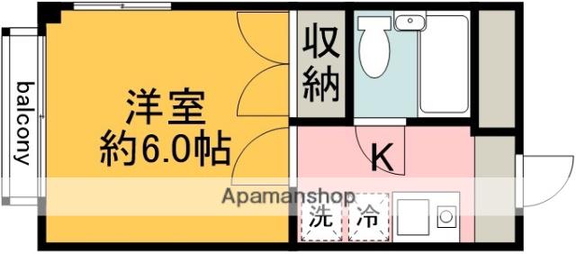 ニューコーポアゼリア 1階階 間取り