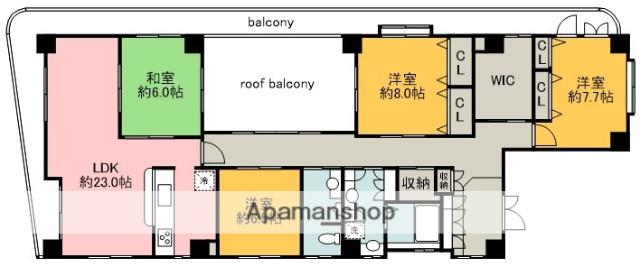 G-CLEF 3階階 間取り