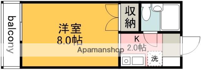 シーダーハイツ 2階階 間取り