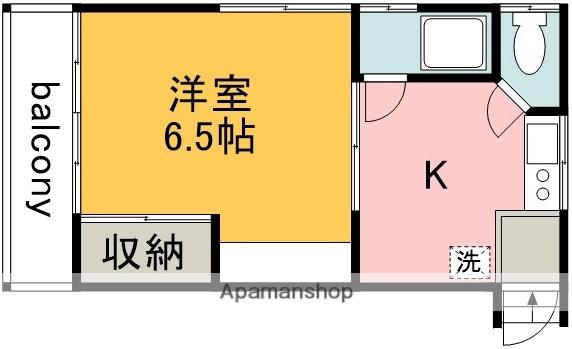 コーポ・キクチセカンド(1K/2階)の間取り写真