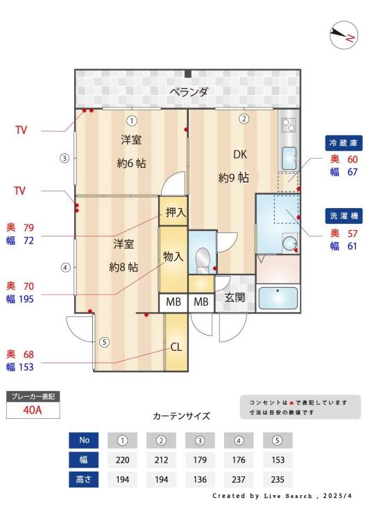 ドム・アコード協栄 1階階 間取り