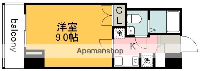 セリュークス上北沢 4階階 間取り