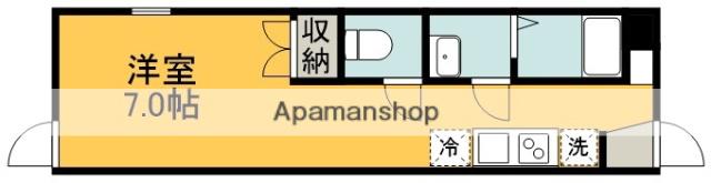 GRAN THEATER SETAGAYA(ワンルーム/1階)の間取り写真