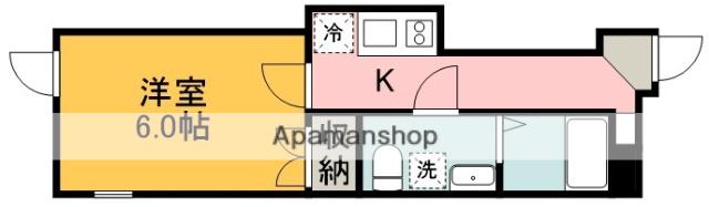 GRAN THEATER SETAGAYA(1K/2階)の間取り写真