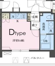 ガレリア東新宿 6階階 間取り