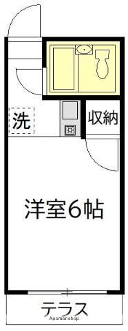 ラメール桜上水(ワンルーム/1階)の間取り写真