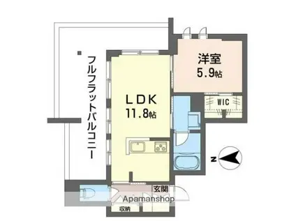 ラコルト井荻(1LDK/2階)の間取り写真