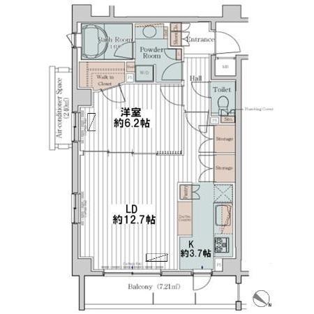 カスタリア三宿 3階階 間取り
