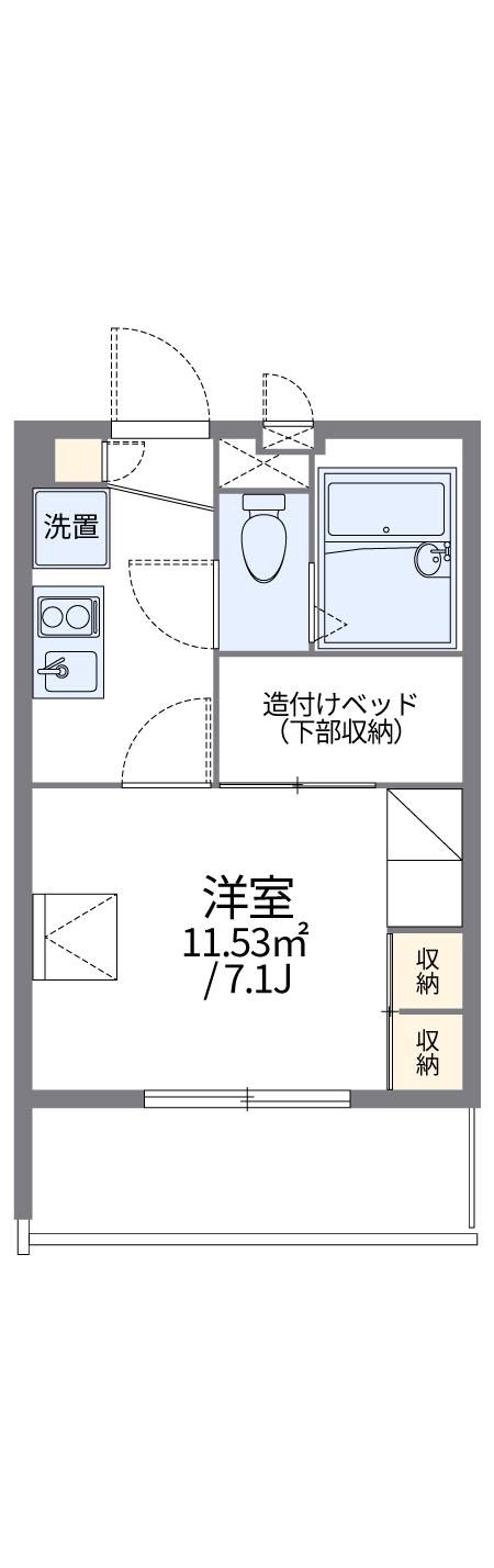 レオパレスYAMAMOTO 3階階 間取り
