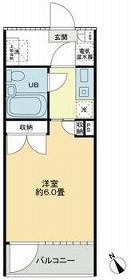 ハウス・エプタ(ワンルーム/3階)の間取り写真