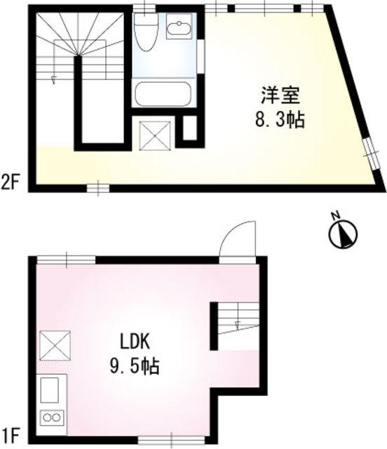 EBISU FOLIO ACT.3(1LDK/2階)の間取り写真