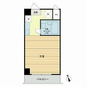 メゾンド経堂(ワンルーム/2階)の間取り写真