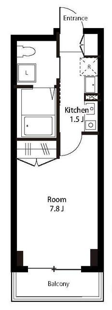 アンビックスつつじヶ丘 A棟(1K/5階)の間取り写真