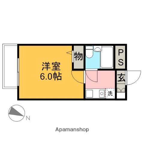 日神パレステージ宮崎台(1K/3階)の間取り写真