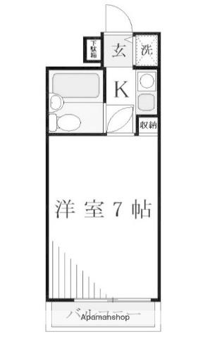 たまプラーザフラット 3階階 間取り