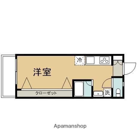 バロン21(ワンルーム/1階)の間取り写真