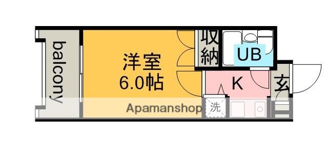 ダイヤコーポ宮前平 1階階 間取り