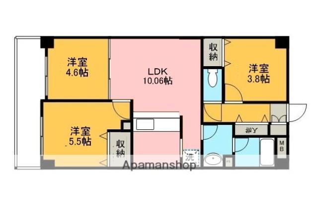 グリーンシティ宮前 1階階 間取り