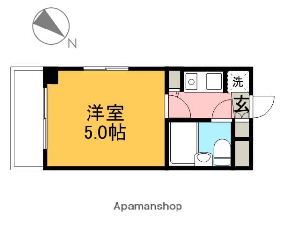 クリオたまプラーザ壱番館(1K/3階)の間取り写真