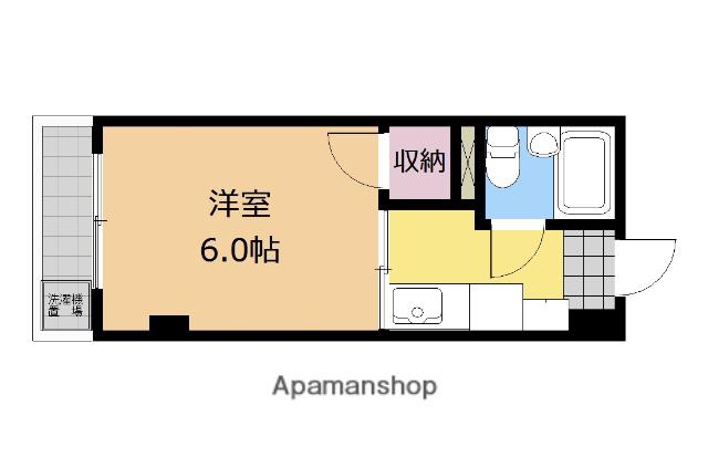 相模原コーポフロンティア(1K/3階)の間取り写真