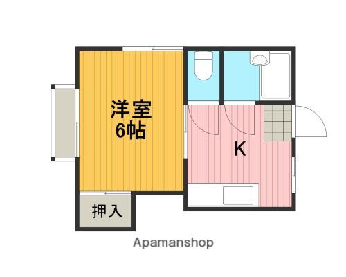 上野毛ハイツ 1階階 間取り