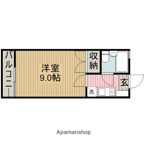 サニーサイド相模大野 2階階 間取り