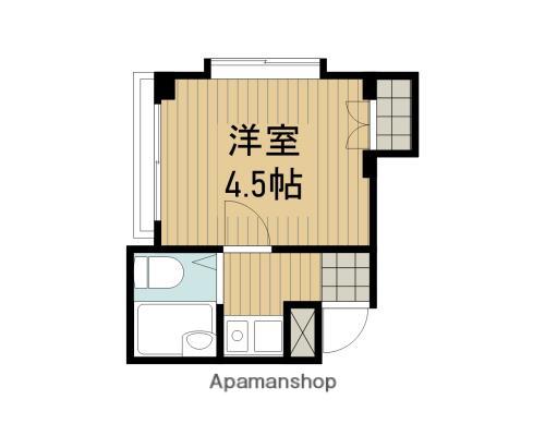 メゾンドブランカ(1K/2階)の間取り写真