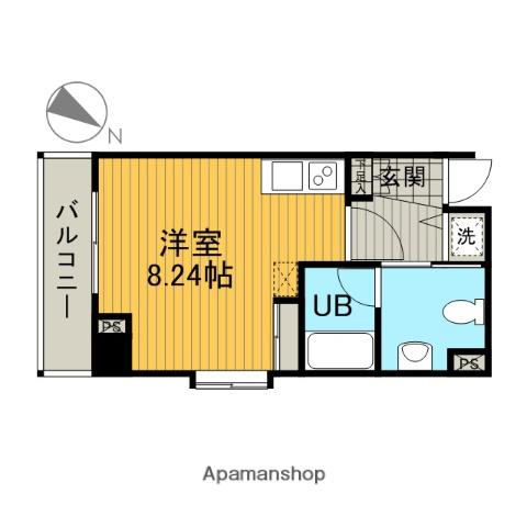 CONDE相模原(ワンルーム/9階)の間取り写真