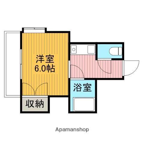ハイツ藤進(1K/1階)の間取り写真