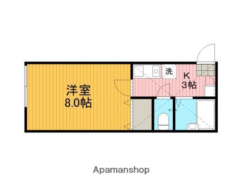 ラ・シャンス文京第1(1K/2階)の間取り写真