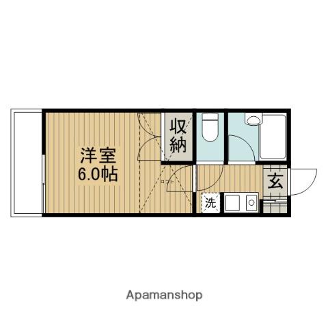 由仁華コーポ 1階階 間取り