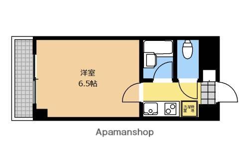 キタミマンション(1K/6階)の間取り写真