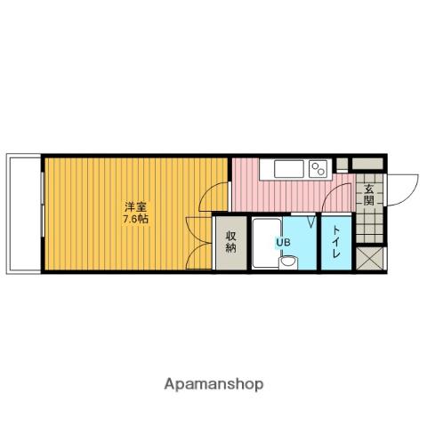 プリマヴェール町田(1K/3階)の間取り写真