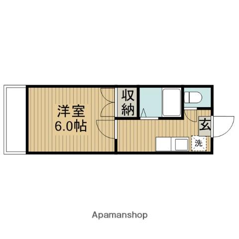 メゾネット泉(1K/3階)の間取り写真