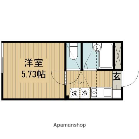 ロッシェル5 2階階 間取り