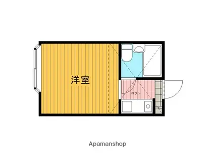 ヨーロピアン千代田(1K/1階)の間取り写真