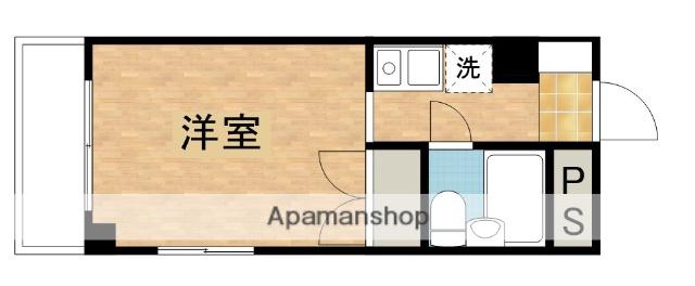 フレクション相模原(1K/1階)の間取り写真