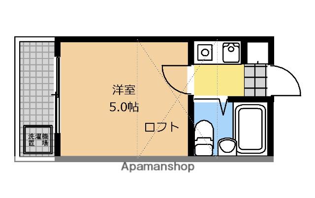 メゾン相武台前(1K/1階)の間取り写真