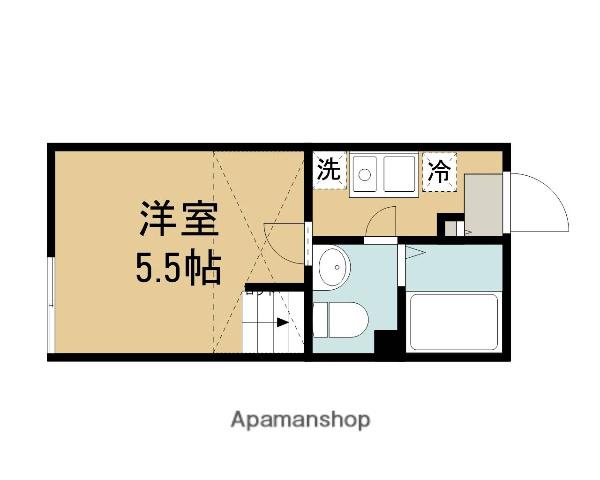 グレイス相模大野(1K/1階)の間取り写真