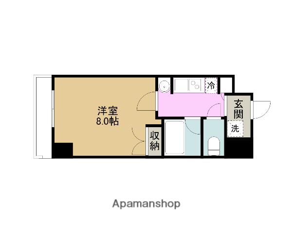 N-FLATS町田(1K/2階)の間取り写真
